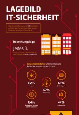 Infografik Lagebild IT-sicherheit